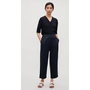 Cos Panelled Trousers With Elastic Waist Size 12
